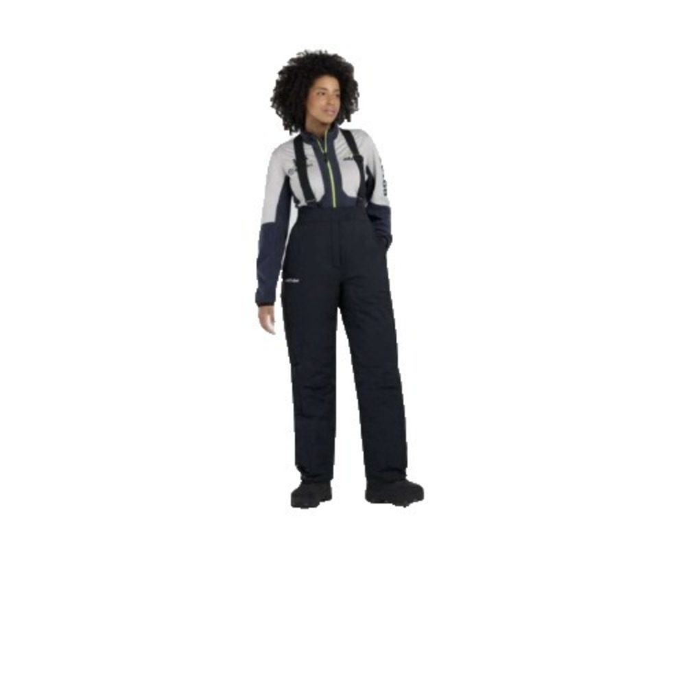 Ski-Doo VASA Highpants‎ Womens Large Black Exo Float Waterproof Snow Bib NEW